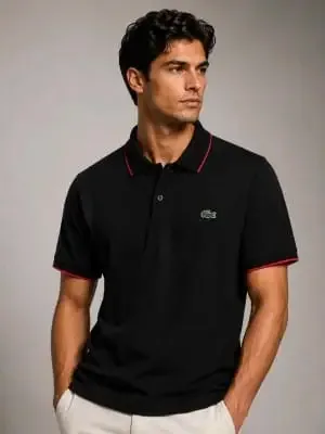 (SALE)LACOST_Premium_Quality_Store_Article_Collar_Neck_POLO_Tshirt_GZ_0022