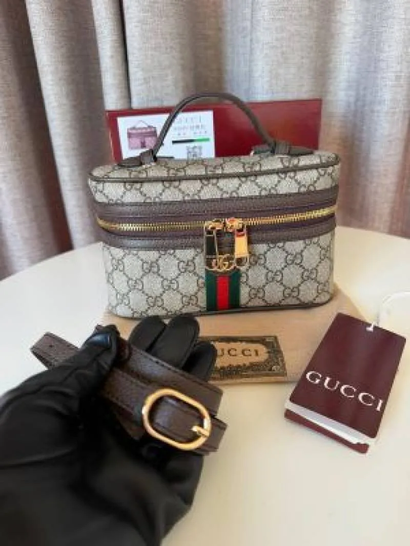 Guchi_Ophidia Small Vanity Bag with box premium quality