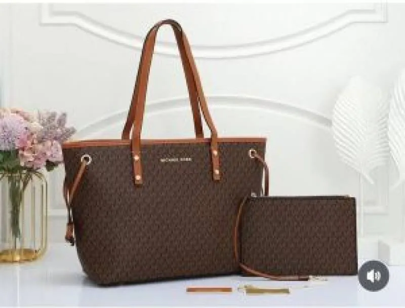 Michael kor Tote Bag With Pouch & Dust Bag 6806