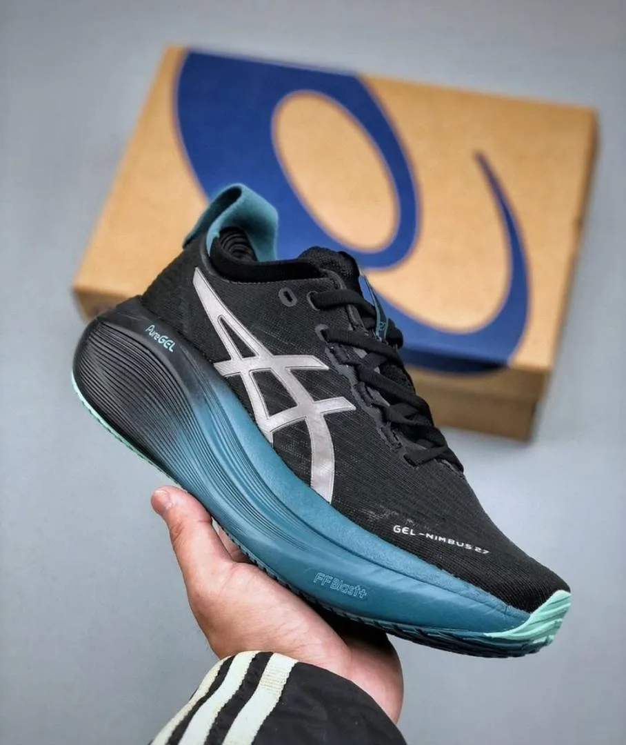 Asiics Gel Nimbus 27 Black Blue