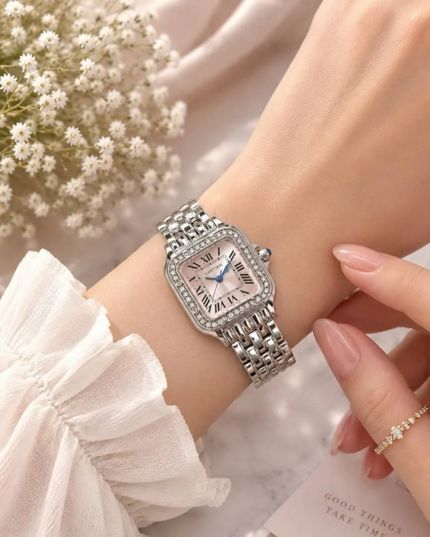 Cartiar Panthre de Silver-Pink