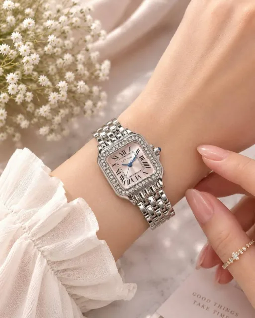 Cartiar Panthre de Silver-Pink