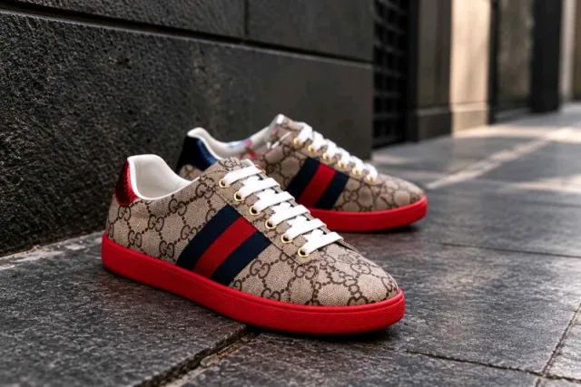 Guchii Ace GG Supremee Sneaker