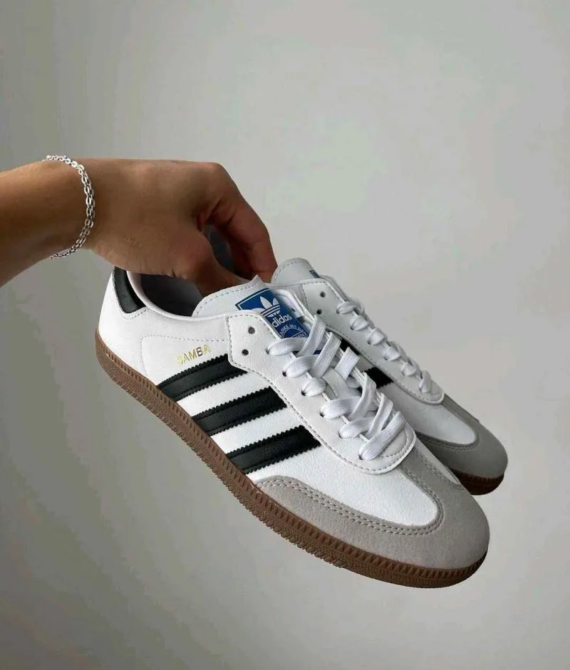 Adiddass Samba OG White Black 1222