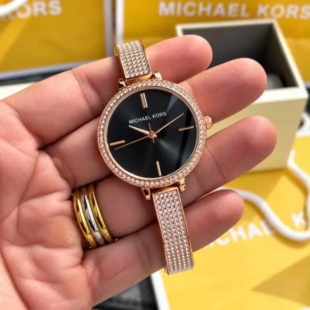 MICHEAL KORS_LADIES_ROSE-BLACK