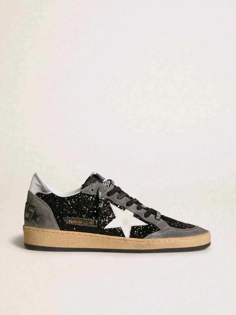 Golden Goose Ball Star glitter leather star sneakers 211