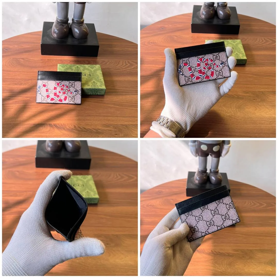 Guchi mens premium quality card holder with OGBOX New Sale