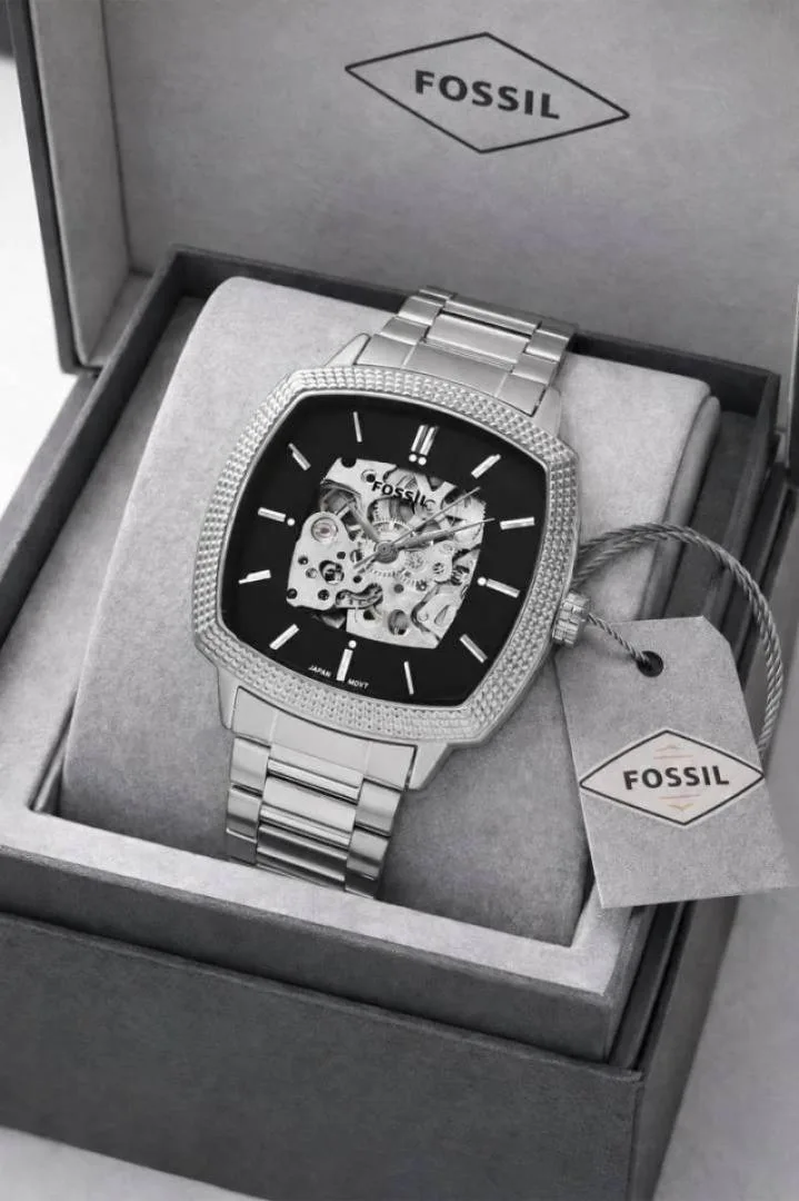 Fossii_l x Nick Jonas Machine Luxe silver Black