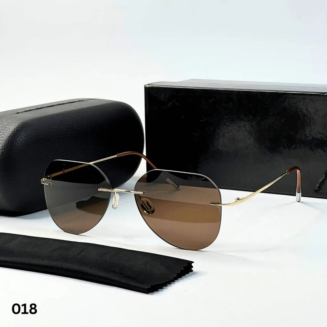 Silhouette 0018 gold brown