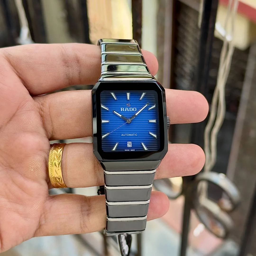 Raddo Anatom Automatic High-Tech Ceramic Watch 2 ton black silver blue
