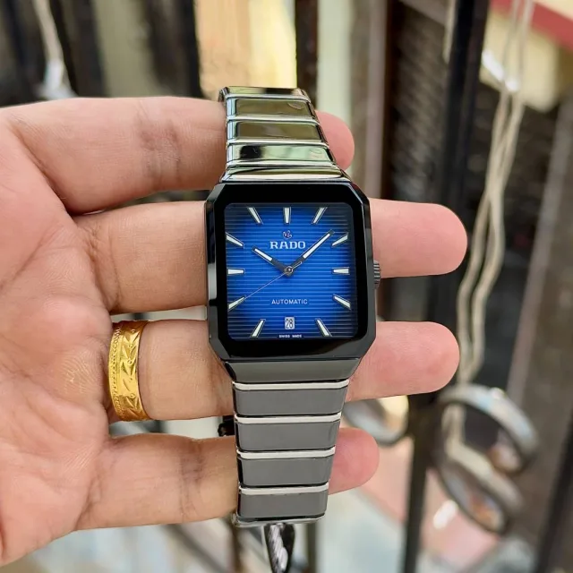 Raddo Anatom Automatic High-Tech Ceramic Watch 2 ton black silver blue
