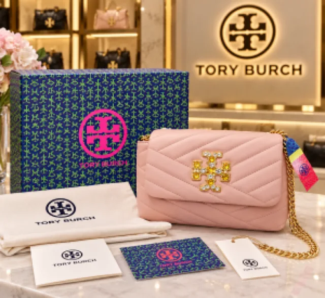 Tory T Monogram Crescent Shoulder Bag 6422