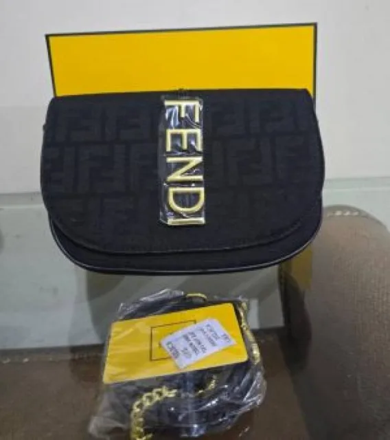 Fendy ff-jacquard-motif-baguette-shoulder-bag-with-box 5212