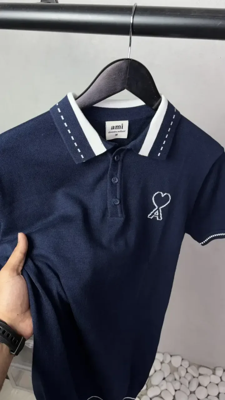 Ami Paris Premium knit polo t-shirt 3158