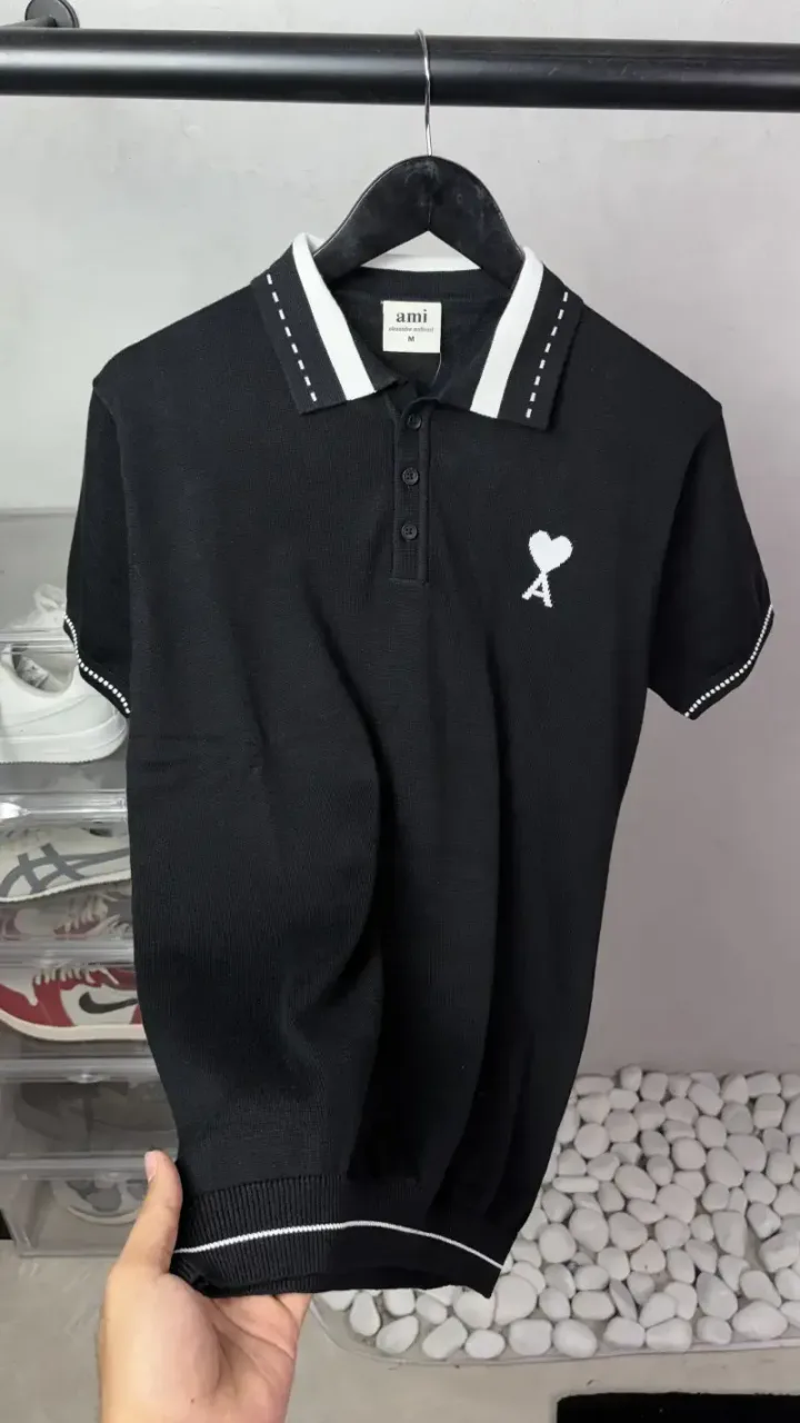 Ami Paris Premium knit polo t-shirt 3161