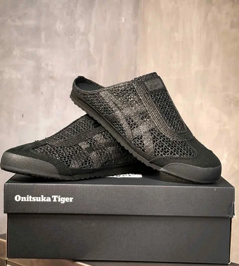 Onisuka Tigar Mexico 66 Sabot black mesh