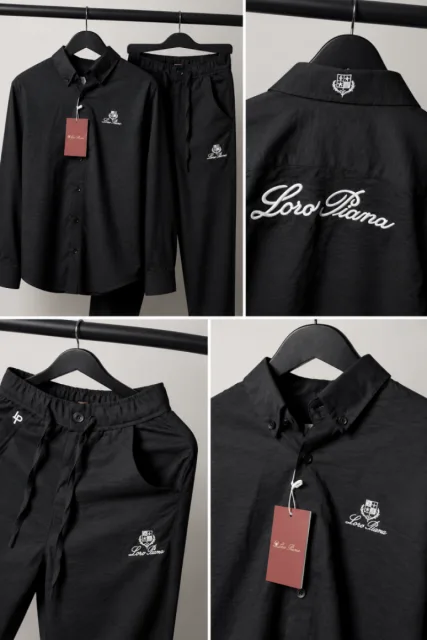 Lor-o Pian-a Premium Linen Track Suit 2686