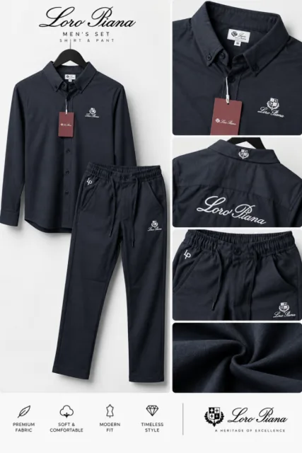 Lor-o Pian-a Premium Linen Track Suit 2681