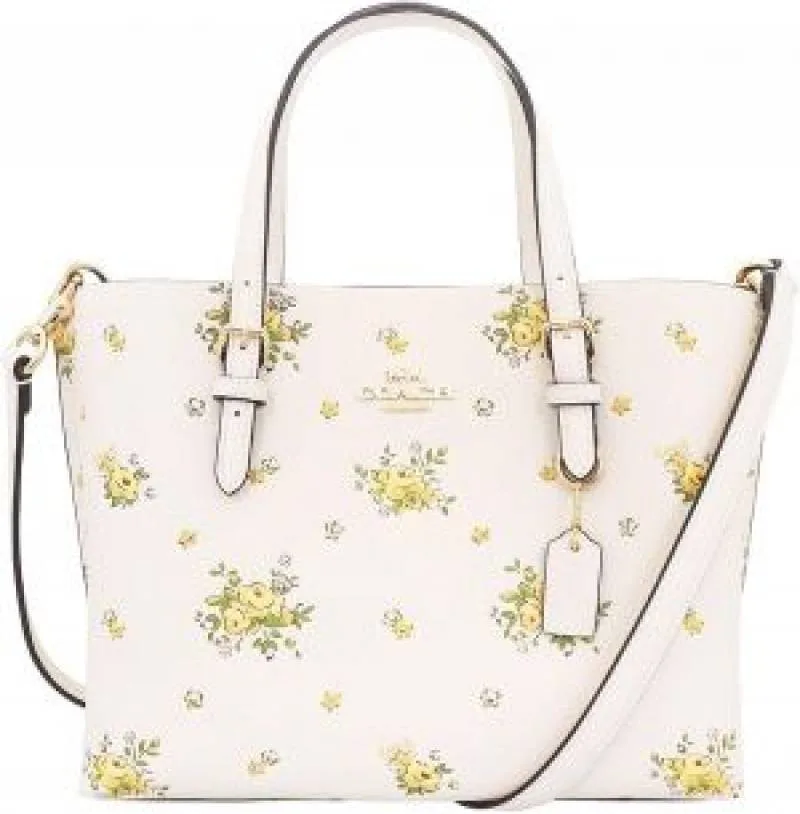 Coatch FCAL44 CAL44 Choke Multi Molly Pebble Leather Floral Print Tote with box 5178