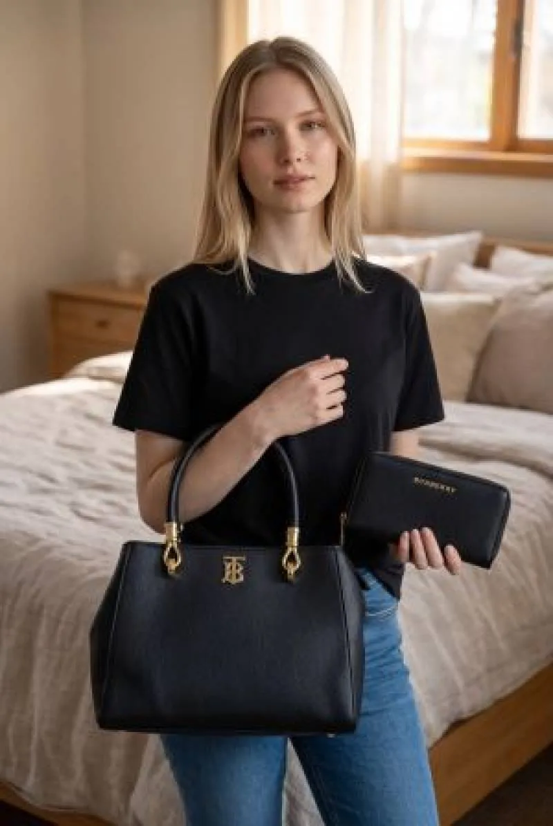 Burbery thomas hand bag with wallet 5164 5259