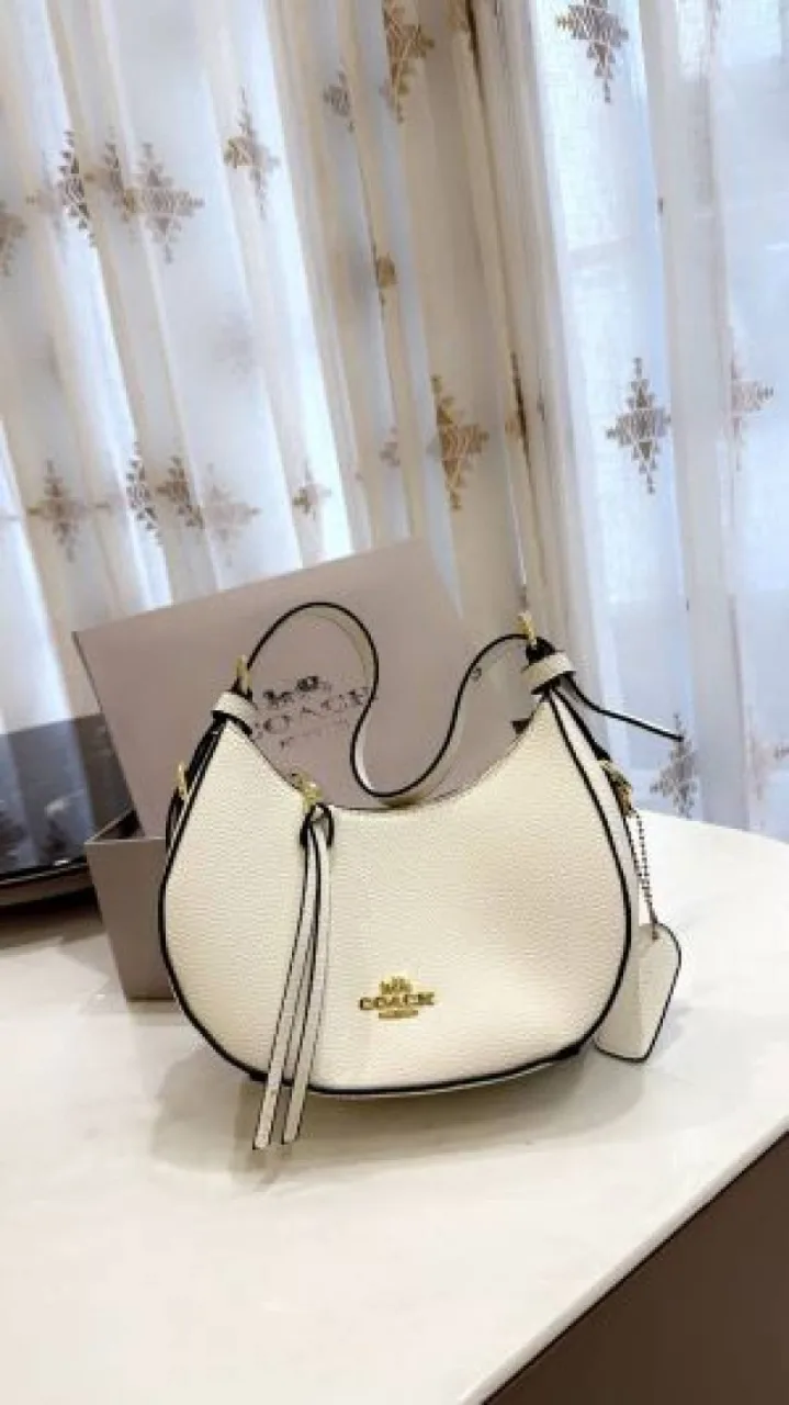 Coac kleo hobo bag in signature canvas bag with box 5673