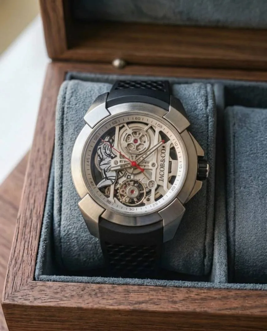 Jacob & Co. Epic x CR7 - Flight To Cristiano Ronauldo Black-Silver-White