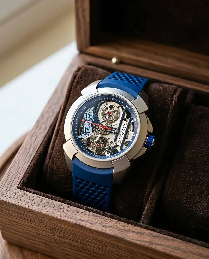 Jacob & Co. Epic x CR7 - Flight To Cristiano Ronauldo Blue