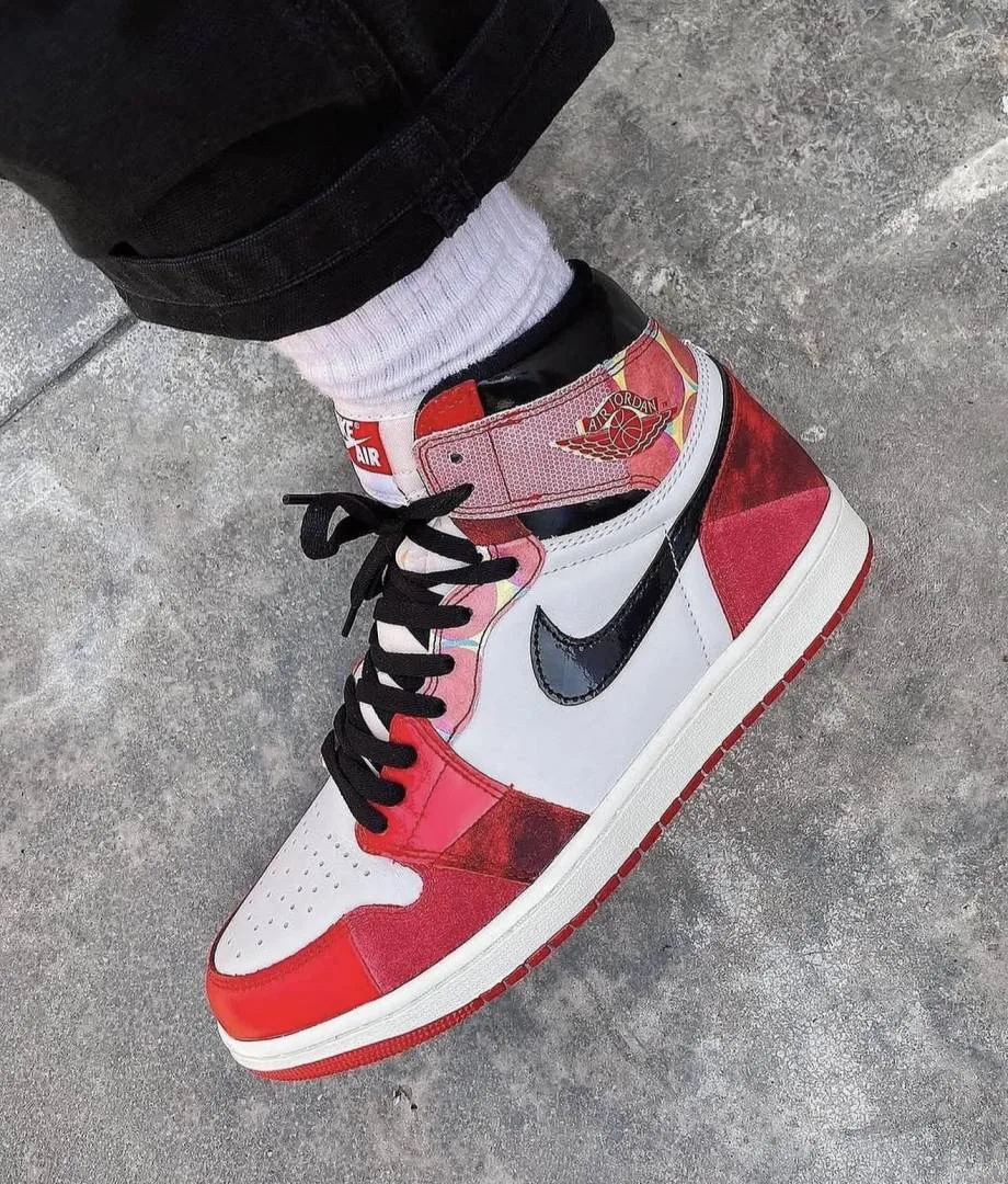 Nikke Air Jordan 1 Retro High OG Next Chapter SpiderMan Across the Spider-Verse Semi Ua