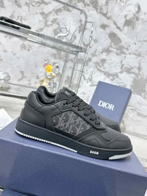 Christian Diyor B27 Low-top White Black Leather
