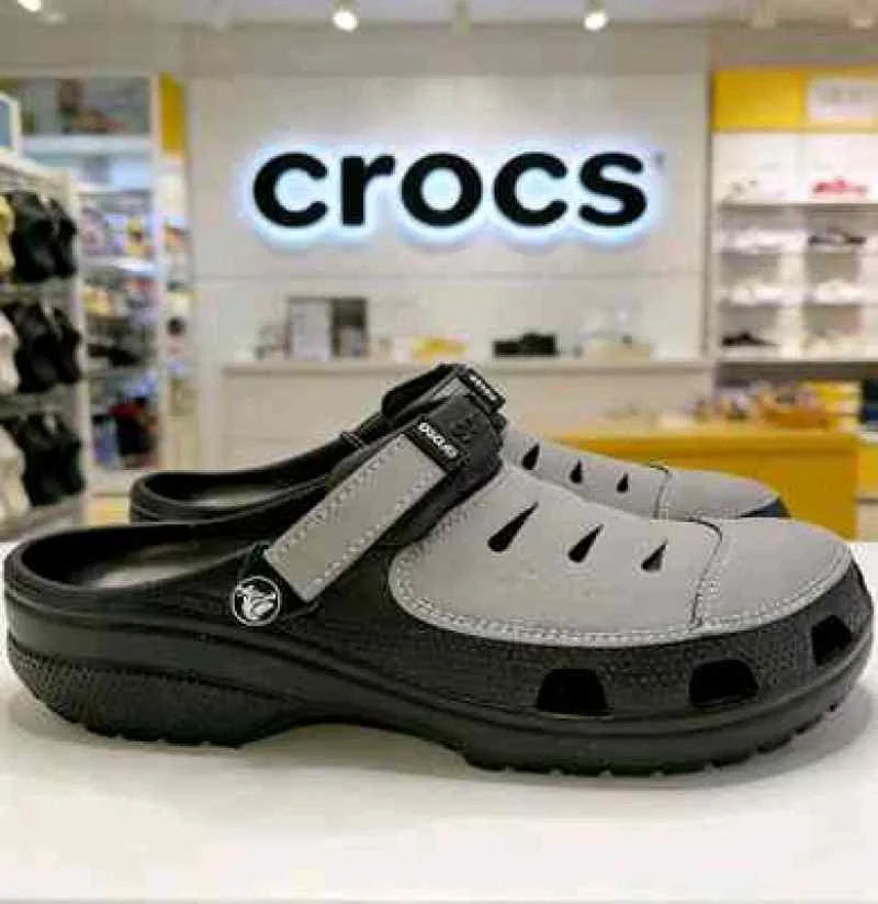 Croccs Yukon Clog (Grey Black)