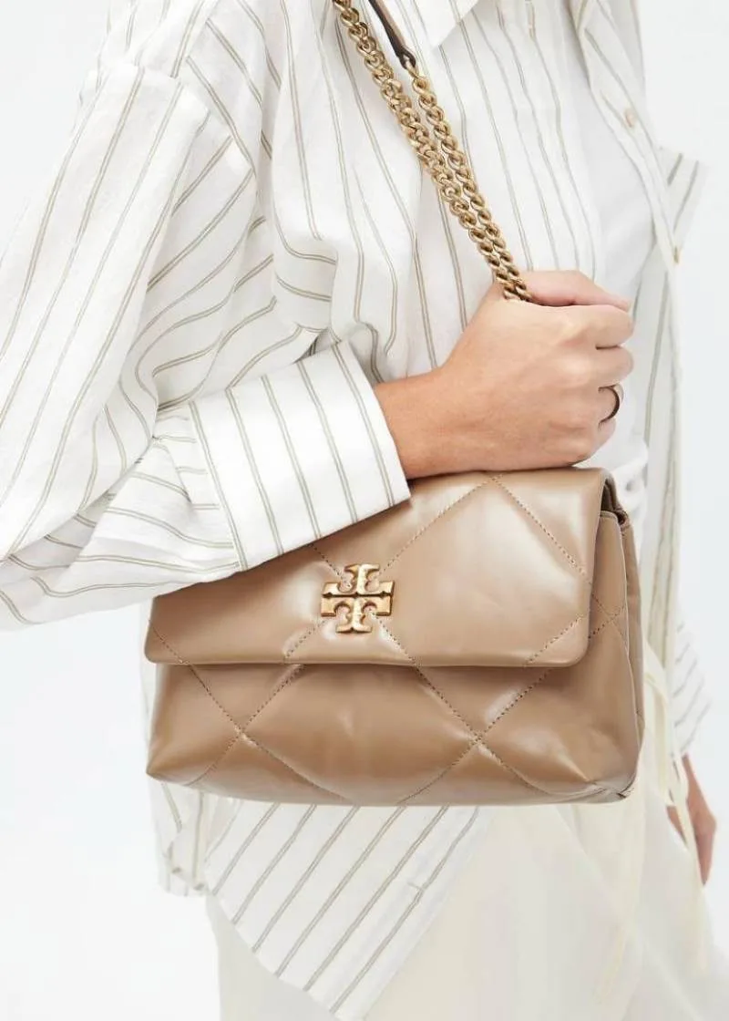 Torry Burch Kira Quilted Shoulder Bag With Double Box Dustcover