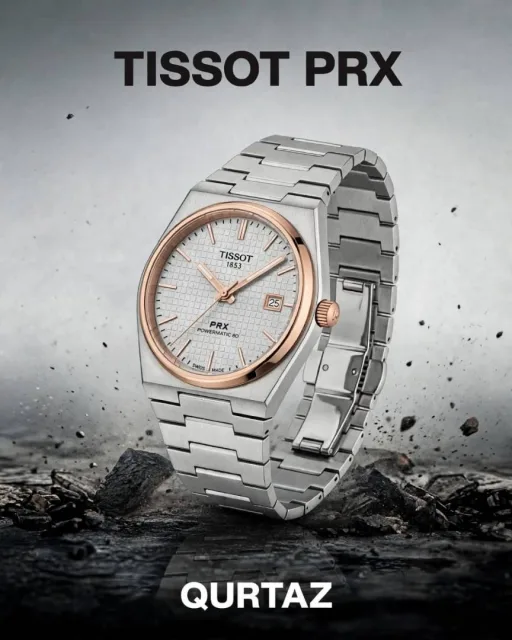 Tissoo_t 1853 Prx Powermatic Quartz 2 ton white checks