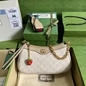 Guchi_ ophidia gg shoulderbag with cherryzip doublebox packing premium quality