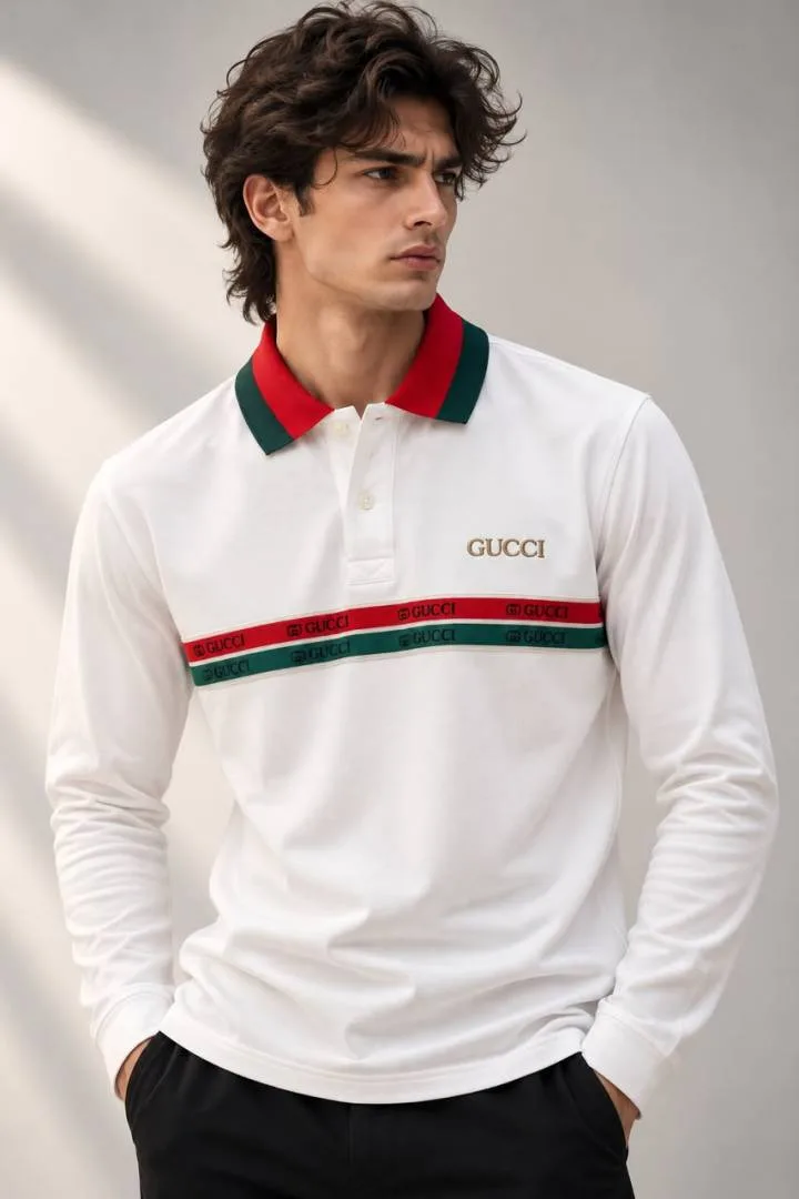 GUCC GG Premium Full Sleeves POLO T-shirt GZ_0603