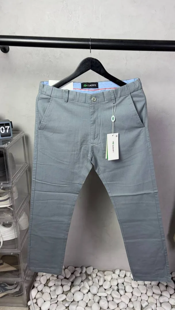 Lacost Premium Linen Chinos Pants. 3298