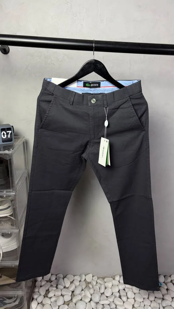Lacost Premium Linen Chinos Pants. 3296