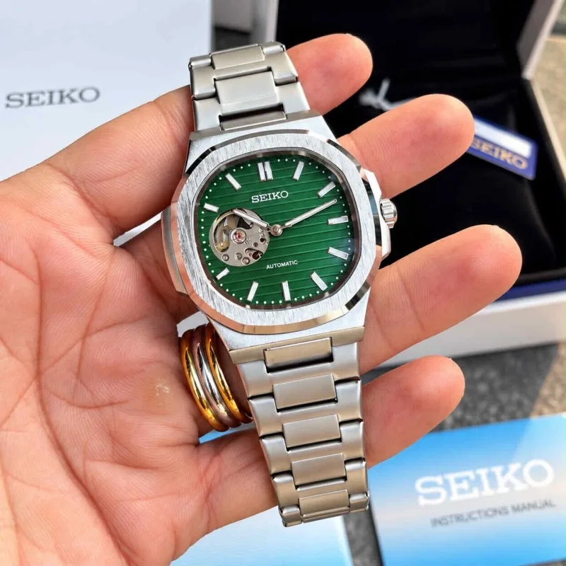 SEIKO_AUTO_SILVER-GREEN