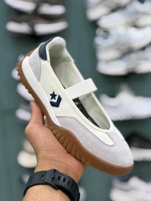 Converse Run Star Trainer Ballet Flat White