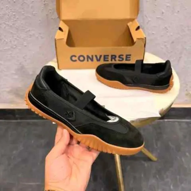 Converse Run Star Trainer Ballet Flat Black