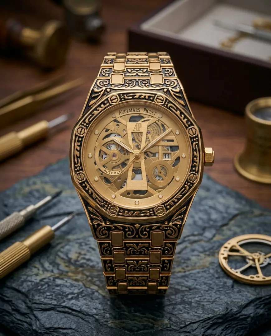 Audemar Piguet Royal Oak Vintage Full Gold