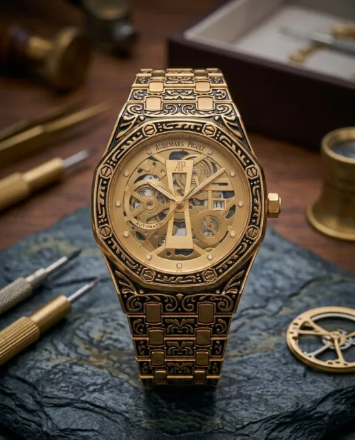 Audemar Piguet Royal Oak Vintage Full Gold