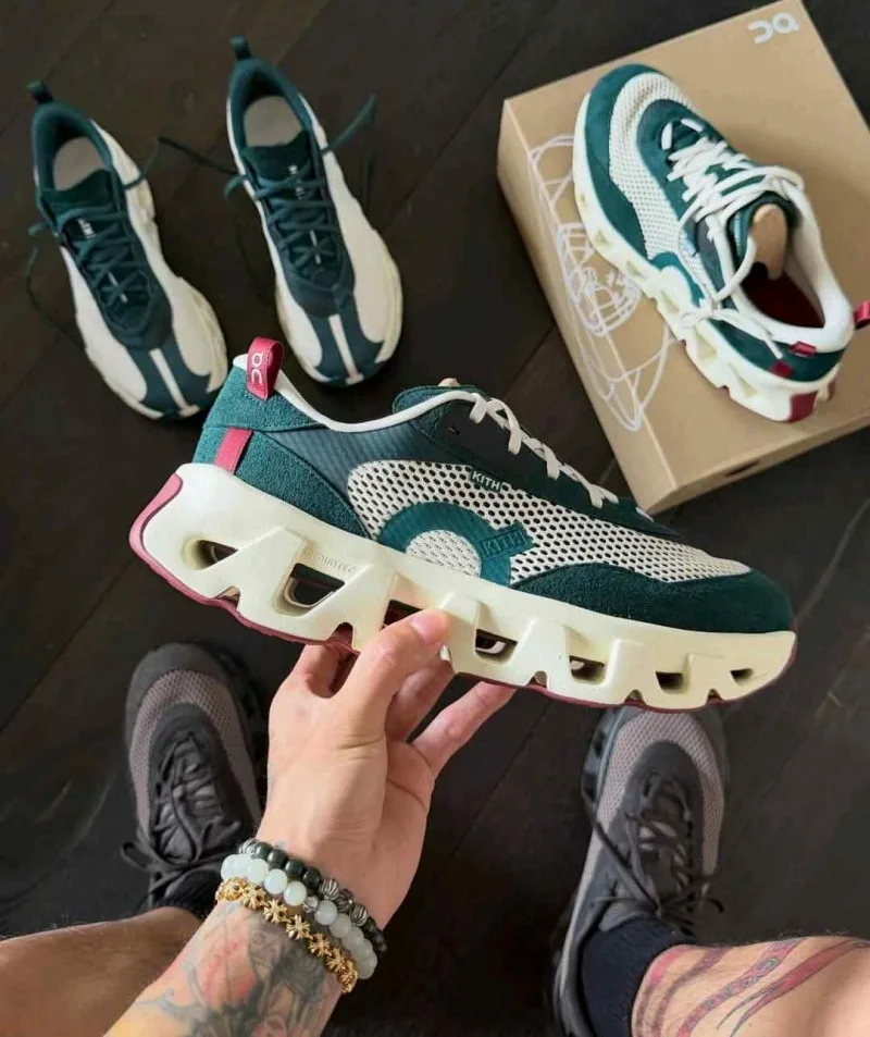 Kith X On Cloud K-Tech 2 Spirulina Barely 6214