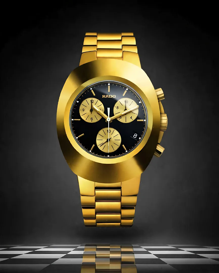 Raado 100M Chronograph AAA-QUALITY gold black line