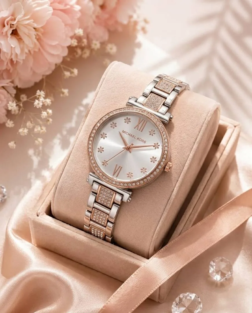 Michael_l Kors Sofie 2Ton-Copper-White