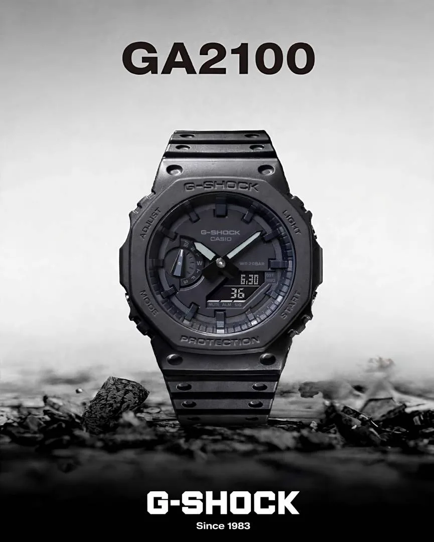 Casio g shock ga2100 full black