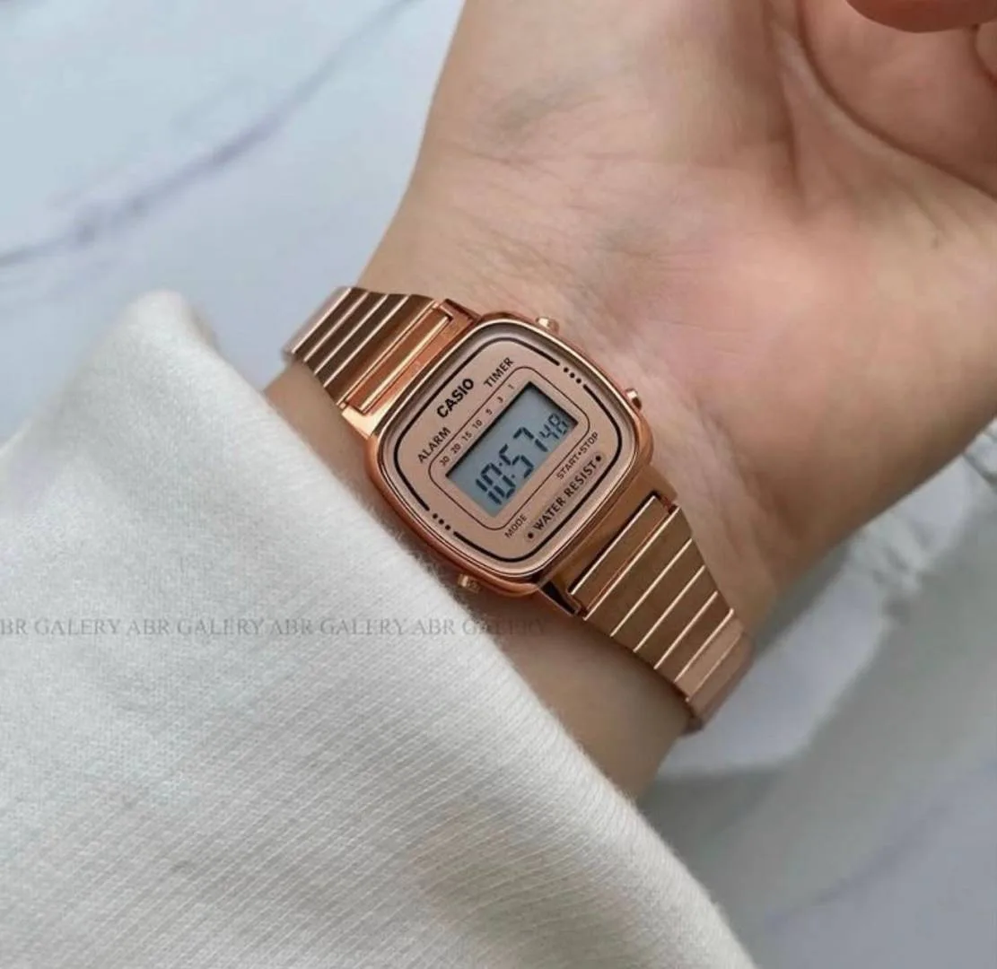 Casio Womens Vintage LA670 Copper