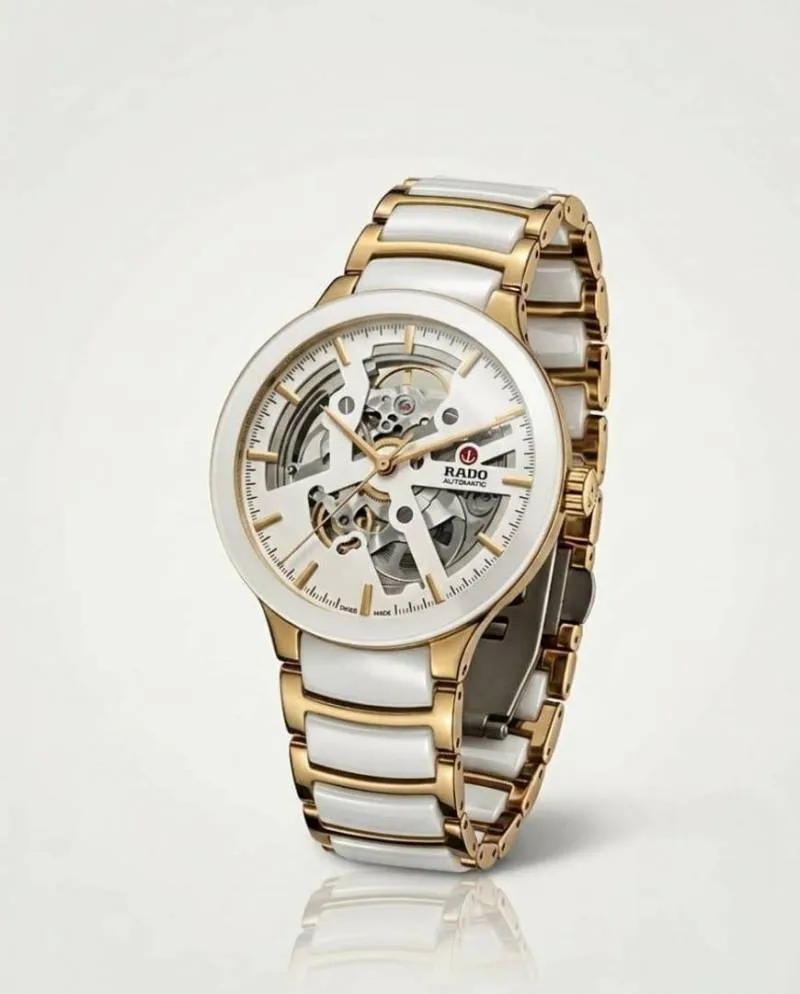Radd_o Centrix Automatic Open Heart white gold and white bazzle