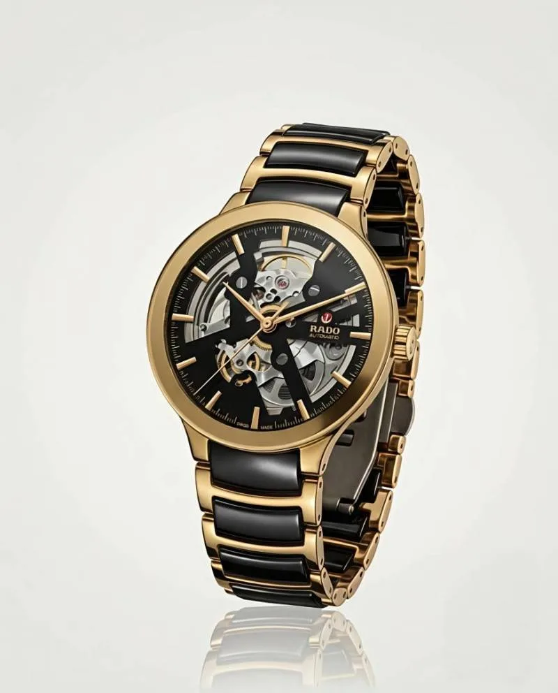 Radd_o Centrix Automatic Open Heart black gold and gold bazzle