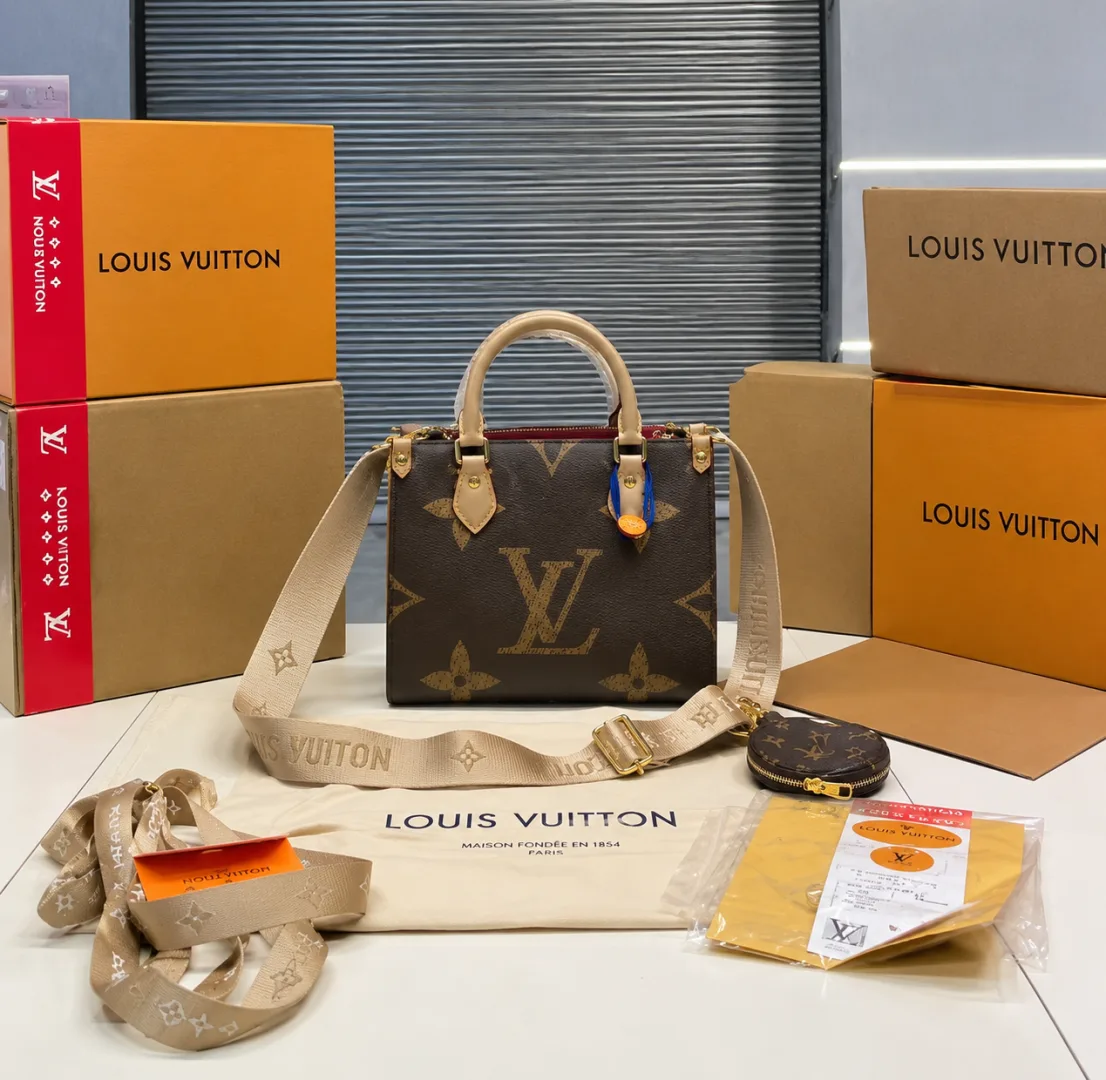 Loius Vutton LV On The Go PM With OG Box & Dust Bag Coin Pouch lv khaki box 843