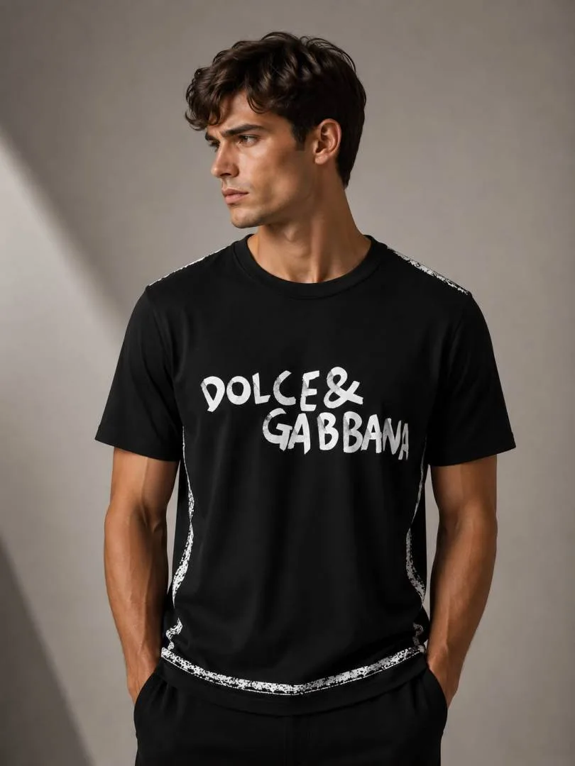 DOLCCE & GABBANA Premium_quality_Store_Article_Round_Neck_Tshirt_GZ_0315